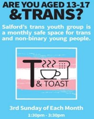 Tea and Toast for trans aged 13 to 17